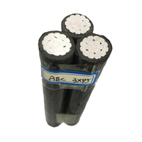 BS 7870-5 NF C33-209 Standard 0.6/1kV 4x70 + 2x25 4x95 + 2x25 ABC Câble liste de prix de câble groupé aérien