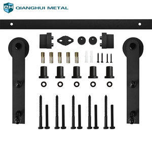 Riel deslizante <span class=keywords><strong>para</strong></span> puerta de <span class=keywords><strong>granero</strong></span> de 6.6 pies (2000 mm), <span class=keywords><strong>herrajes</strong></span> de alta resistencia <span class=keywords><strong>para</strong></span> <span class=keywords><strong>puertas</strong></span> de madera, sistema de riel deslizante <span class=keywords><strong>para</strong></span> puerta de <span class=keywords><strong>granero</strong></span>, kits de <span class=keywords><strong>herrajes</strong></span> <span class=keywords><strong>para</strong></span> <span class=keywords><strong>puertas</strong></span> <span class=keywords><strong>correderas</strong></span>. - Product Image 2