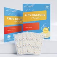 Patch transdermique au zinc pour la réparation cutanée, anti-âge, anti-rides, raffermissant, liftant, stimulant le collagène