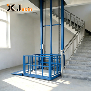 Piattaforma Elevatrice Idraulica a Quattro Colonne <span class=keywords><strong>per</strong></span> Trasporto Merci, Ascensore <span class=keywords><strong>per</strong></span> Carichi Esterno - Product Image 2