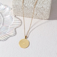 Kalung Liontin Ramadan Seni Allah Arab Al-Quran Islam Muslim Baja Anti Karat Idul Fitri Perhiasan Fashion Wanita Pria Grosir