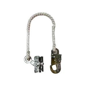 Corde de sécurité de lanière de harnais de cordes de toiture verticales de Protection contre les chutes résistantes avec mousquetons en acier allié - Product Image 4