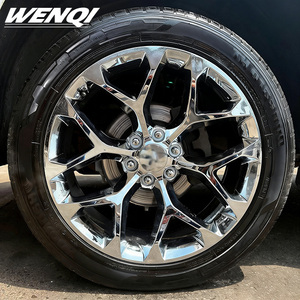 Wenqi 2026 Chrome Sneeuwvlok Velgen 20 22 24 26 Inch Velgen 6x139.7 Velgen voor Chevrolet Silverado 1500 GMC Denali Cadillac Escalade - Product Image 5