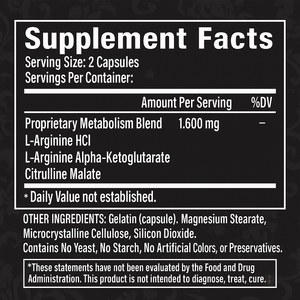 Potenciador natural de óxido nítrico que aumenta la energía, la resistencia y la fuerza muscular. Cápsulas ideales de óxido nítrico. - Product Image 2