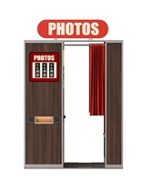 Machine Photobooth Vintage à Fort Retour sur Investissement (ROI) avec Impression Instantanée pour Centres Commerciaux, Arcades, Boîtes de Nuit et Location d'Événements