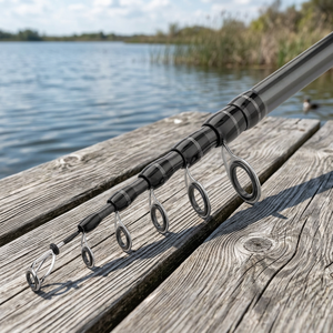 Canne à pêche portable en fibre de carbone haute performance, prix d'usine, personnalisable, pour la pêche au bar en eau salée - Product Image 1