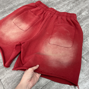 <b>Baggy</b> Cotton Streetwear Printed Athletic <b>Shorts</b> Custom Rhinestone Designer <b>Shorts</b> Summer Casual Acid Wash <b>Men's</b> <b>Shorts</b> - Product Image 6