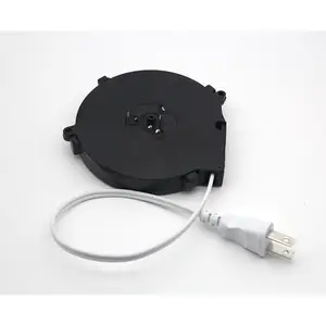 Automatic Japan Standard Extension Power Cord Reel Retractable Spring Loaded Cable Reel 2 Cores