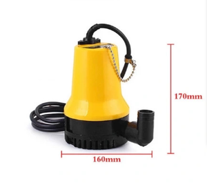 Bomba sumergible DC 12V/24V DC Bomba amarilla pequeña alimentada por energía solar Bomba inferior de cabina de lancha rápida - Product Image 5