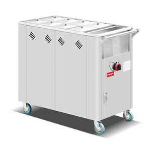 Multi-functional Mobile <strong>Rolling</strong> <strong>Food</strong> <strong>Cart</strong> Snack Kiosk Bar with Wheels for Restaurants and <strong>Food</strong> Shops New Condition - Product Image 5