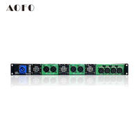 AOFO 1U 2/4 Kanal 1000W D Sınıfı Amplifikatör Profesyonel D Sınıfı Amfi Yüksek Güçlü Ses Amplifikatörü Sahne Ses Sistemi için
