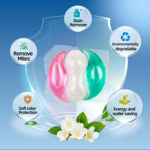 Amostra Grátis a Granel de Cápsulas de Lavagem Ativadas Descartáveis Ecológicas e Custo-Efetivas Anti-Odor e Neutralizadoras de Suor para Vestuário - Product Image 4