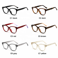 Lunettes d'ordinateur rétro TR90 anti-lumière bleue, protection contre les radiations, monture optique en acétate, montures de lunettes