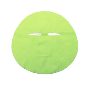 संयंत्र फाइबर हरी alginate चेहरे नकाब nonwoven चेहरे नकाब शीट कस्टम चेहरे नकाब