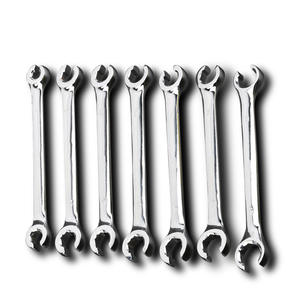 Jeu de clés à tuyau d'huile de frein pour diagnostic automatique CRV, outil de démontage de tuyau d'huile hydraulique à extrémité ouverte, bricolage - Product Image 4