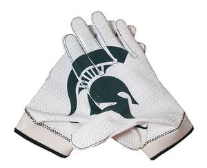 Gants de football américain Récepteur Sticky Palm Spartans Design Sublimation Printing Top Hand Gants de football confortables - Product Image 1