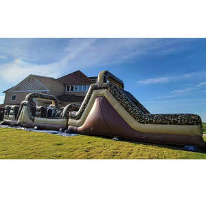 Équipement de terrain de jeu <span class=keywords><strong>gonflable</strong></span>, grand parcours d'obstacles <span class=keywords><strong>gonflable</strong></span>, château <span class=keywords><strong>gonflable</strong></span>, couleur camouflage, obstacle <span class=keywords><strong>gonflable</strong></span> - Product Image 1