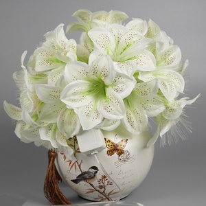 Décoration <span class=keywords><strong>de</strong></span> noël personnalisée, guirlande lumineuse décorative <span class=keywords><strong>de</strong></span> fleurs artificielles à Led - Product Image 2