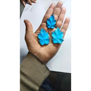 Feuille de turquoise bleue naturelle 40x60mm, pierre précieuse turquoise, pierre précieuse non montée pour bijoux, cabochon turquoise bleu - Product Image 5