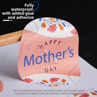 Étiquettes personnalisées en papier synthétique PVC autocollant, autocollants imperméables, autocollants personnalisés pour thé au lait, impression de marques alimentaires
