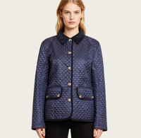 Veste matelassée d'extérieur pour femme, légère, écologique, en nylon ripstop, résistante à l'eau et au vent, idéale pour l'automne et l'hiver, pour les activités en plein air