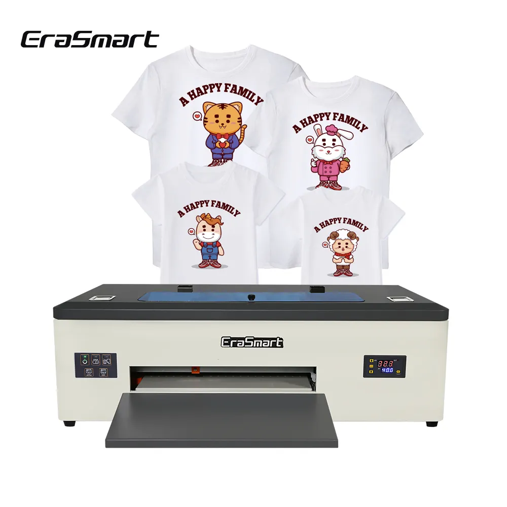 Erasmart 뜨거운 판매 A3 1390 프린트 헤드 Impresora 디지털 직물 인쇄 기계 파키스탄 A3 Dtf 프린터
