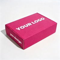 Caja de Envío Corrugada con Logotipo Personalizado, Caja de Cartón Rígido para Envíos al por Mayor, para Ropa, Zapatos, Prendas de Vestir, Embalaje de Regalos