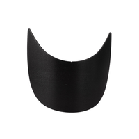 Visière de casquette en PE sur mesure, feuille plastique pliable pour bord de chapeau avec service de découpe, directement de l'usine pour la fabrication de casquettes
