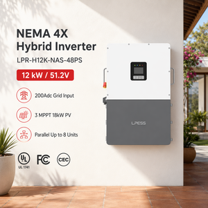 Inversor Híbrido LPR-H12K-NAS de 12 kW, 120/240 VCA, Salida de Carga Inteligente, Sobrecarga del 200%, NEMA 4X, <span class=keywords><strong>HECO</strong></span> SRD 2.0, Certificado por la FCC - Product Image 2