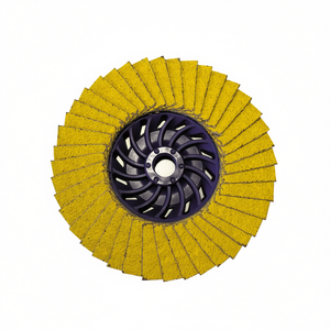 TTAKE Yellow Ceramic Flap <b>Disc</b> 115x22 Mm Nylon Backing For Grinding Wheels - Product Image 2