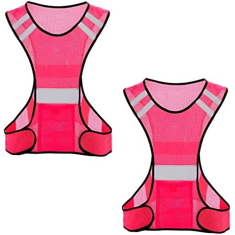 Paquete de 2 mallas rosas.