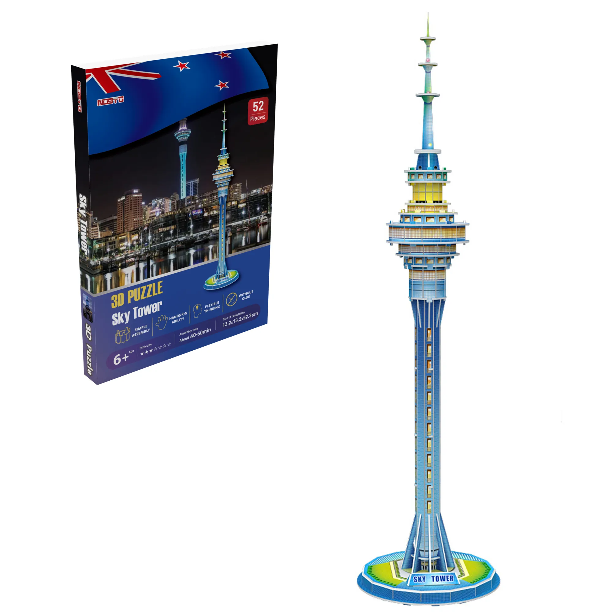 Modelli di architettura di fama mondiale serie 3d giocattoli fai-da-te per bambini Sky Tower giocattoli per bambini novità