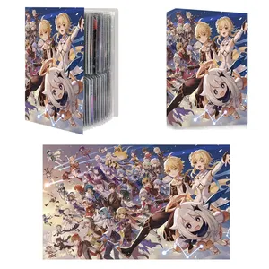 Album de cartes Genshin Impact Lumine <span class=keywords><strong>Morax</strong></span> Beelzebul 240 cartes Livre de cartes Anime Carte Porte-lettres Classeur Carnet de collection Dossier - Product Image 3