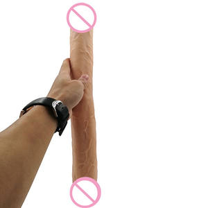 Heißer Verkauf Fabrikproduktion Realistischer Flexibler <span class=keywords><strong>18</strong></span> Zoll Großer Doppelendiger <span class=keywords><strong>Dildo</strong></span> für Frauen - Product Image 3