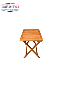 Meubles d'extérieur pliables, table d'extérieur en bois pliable, table de patio portable, bureau et chaises de jardin stables pour le loisir - Product Image 3