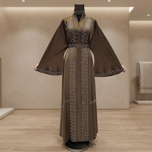 2026 New Luxury Handmade Vintage Abaya for Women Breathable Anti-Pilling V Neck Traditional Islamic Clothing From Maharashtra - Product Image 2