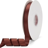 OKAY 5/8 pouces double face haute ténacité ruban de satin polyester écologique feuille d'or imprimé 100 mètres pour emballage cadeau