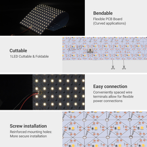 Cuttable Flexible <b>LED</b> Board 300LEDs 24W DC24V for 500x240mm Backlight Applications 3 Years - Product Image 3