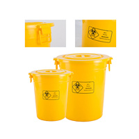 Poubelle extérieure en HDPE 120l 240L Hall d'hôtel Aéroport École Hôpital Poubelle extérieure en plastique à pédale