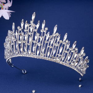 Diadema de Cristal con Baño de Rodio de Lujo Ligero Mianino y Corona de Novia para Cumpleaños de Dieciocho Años, 23 cm - Product Image 3