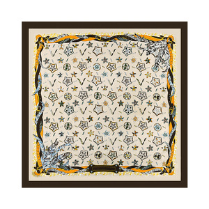 Nouvelle Écharpe Carrée Coréenne Tendance 2026, Style Printemps Floral, Élégante et Polyvalente, 70x70 cm, Haut <span class=keywords><strong>de</strong></span> Gamme - Product Image 5