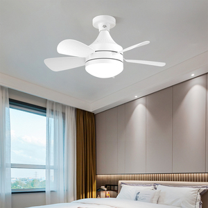 Ventilateur de plafond moderne de 18 pouces pour la maison et le bureau avec 5 pales ABS E27 B22 Socket LED Light and Remote Control Decor - Product Image 2