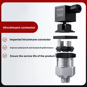 Interruptor Mecánico Ajustable para Agua/Aire/Aceite Hidráulico, Membrana de Pistón de Acero Inoxidable PS20-QD - Product Image 1