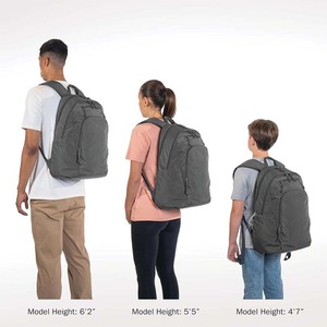 Sac à dos de marque ADDS, grande capacité, décontracté, en nylon, tendance, pour les étudiants du collège et du lycée - Product Image 3