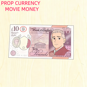 Siêu mỏng Polymer Prop tiền Anh thực tế phim nhựa Prop ghi chú GBP 20 pound Queens gbp-pound hiệu ứng mờ không sáng bóng - Product Image 5