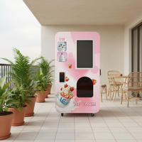 Machine à glace molle automatique LE VENDING pour les nouveaux modèles de l'industrie du self-service avec un réservoir de 18 L et une capacité de 200 tasses.