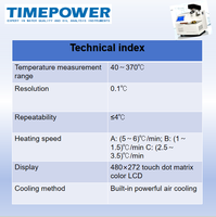 Testeur automatique de point d'éclair TIMEPOWER TP612 ASTM D92, refroidissement par air forcé, allumage électrique, pour la détermination du niveau de risque pétrochimique
