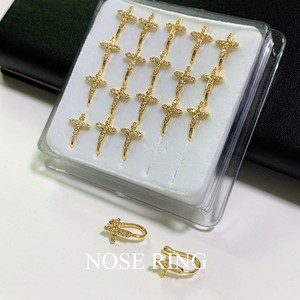 Charme de personnalité sans piercing cuivre incrusté de zircon pince-nez en forme de U faux anneau de nez ongle de nez femme sans piercing bijoux - Product Image 4
