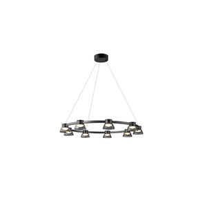 Lustre en verre d'art nordique moderne italien haut de gamme, luminaire unique de designer pour salon et chambre à coucher, style minimaliste pour la maison - Product Image 4