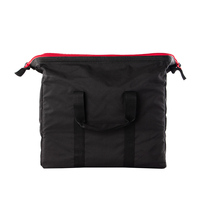Sac à outils d'électricien robuste en tissu Oxford, organisateur multi-poches, sac de réparation portable à large ouverture avec bandoulière réglable